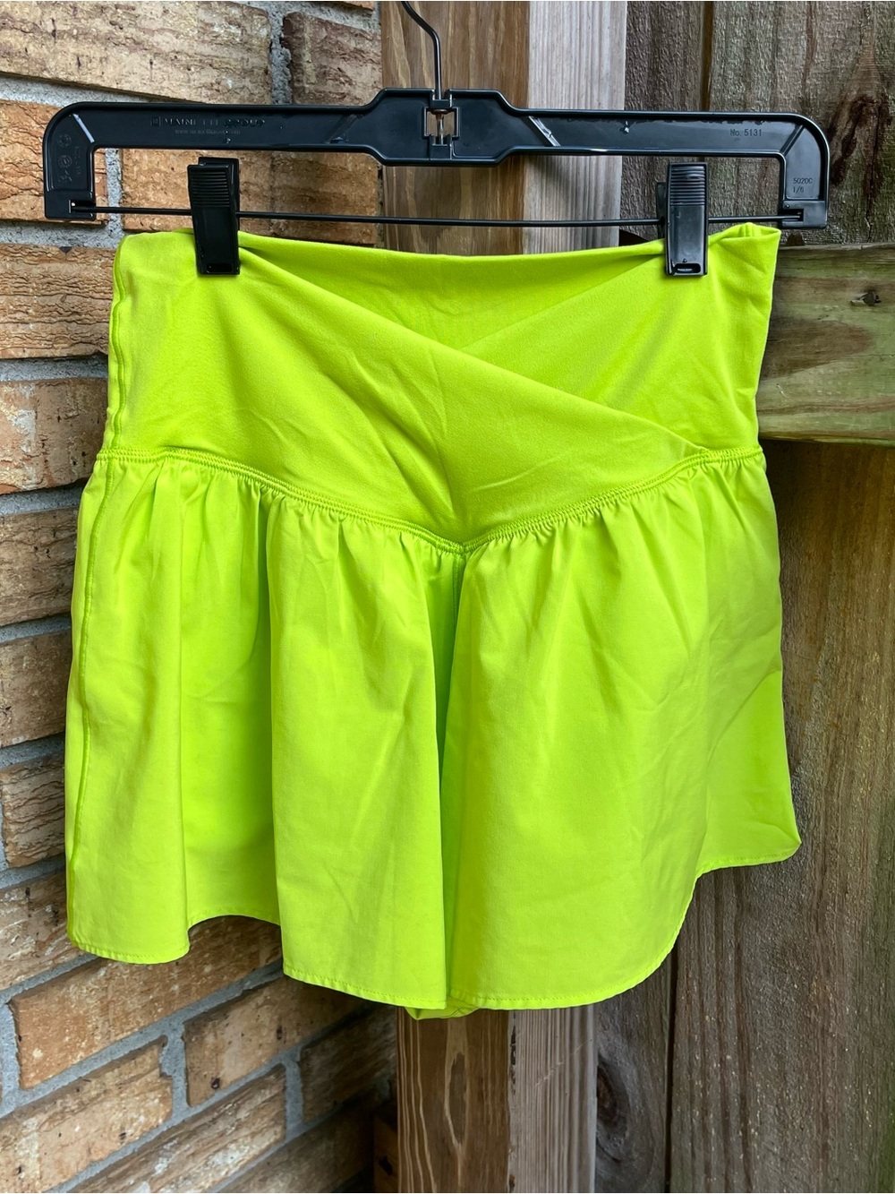 Offline by Aerie Neon Lime Athletic Shorts